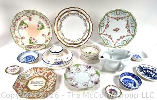 Collection of Porcelain China Plates and Servingware