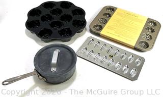 Group of Cookware Including Baking Molds