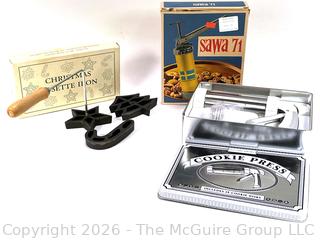 Rosette Iron and Cookie Presses