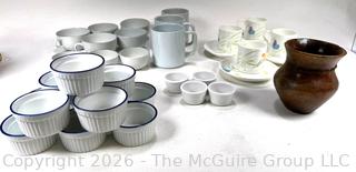 Group of Porcelain and Pottery Dinnerware