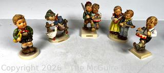 Five (5) Porcelain Hummel Figurines by Goebel Germany