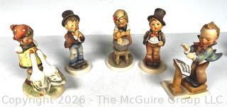 Five (5) Porcelain Hummel Figurines by Goebel Germany
