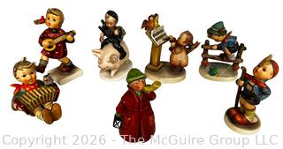 Seven (7) Porcelain Hummel Figurines by Goebel Germany