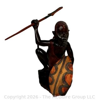 Carved African Tribal Statue 