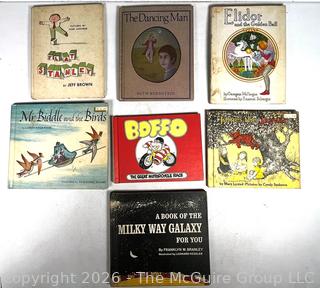 Seven (7) Children's Books Including Boffo, The Dancing Man, Flat Stanley, Elidor and Mr. Biddle
