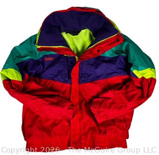 Big 80's Wizbang Columbia Ski Jacket with Removable Fleece Lining