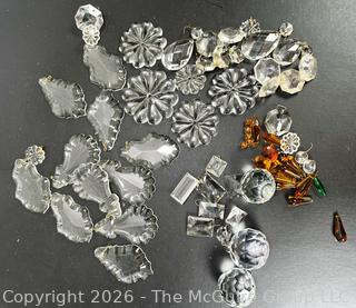 Collection of Chandelier Crystals, Prisms and Lusters