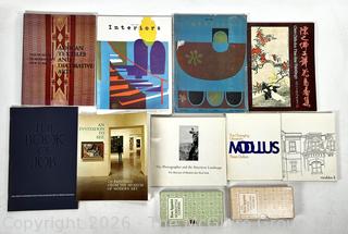 Grouping of Gallery Exhibit Books 