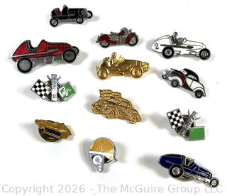 Collection of Race Car Lapel Pins