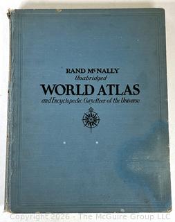 Rand McNally World Atlas, 1937 Book