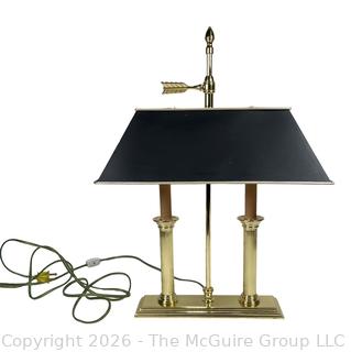Empire Style Bouillotte Table Lamp. Works