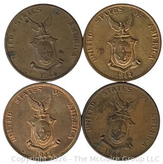 Four (4) '????????????????? Coins