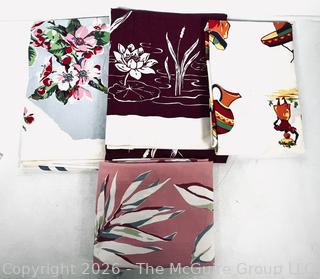 Four (4) Printed Table Cloths