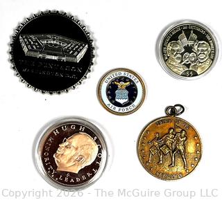 Five (5) Medals Including Pentagon, Bicentennial, Gettysburg, Air Force and Hugh Scott