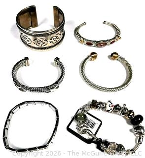Six(6) Costume Jewelry Bracelets