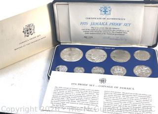 1976 Jamaica Proof Coin Set. 58 Grams of Sterling