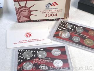 2004 United States Mint Silver Proof Set Coins