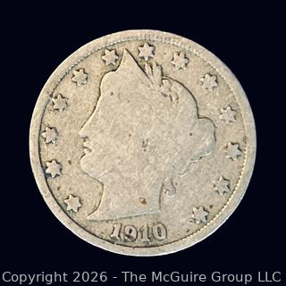 1910 Liberty Head Nickel Coin