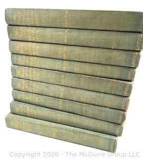 Nine (9) Volumes of The Works of Edgar Allen Poe