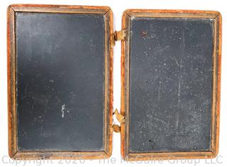 Two (2) Double-Sided Slate Student Writing Boards c 1920's
