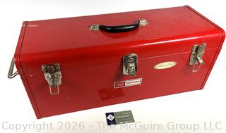 Red Metal Craftsman Tool Box