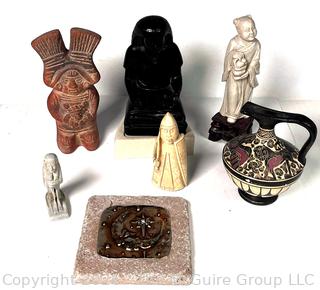 Group of Travel Souvenir Art Objects
