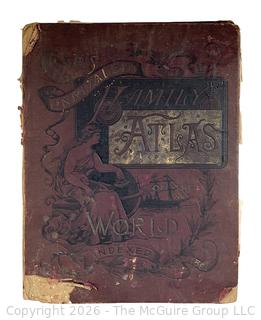 1891 Cram's Unrivaled Family Atlas of The World