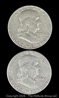 Two (2) 1956 Half Dollar Coin