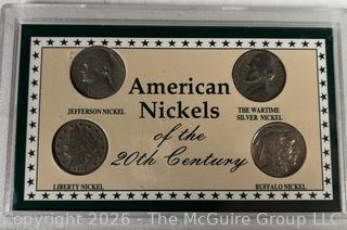 American Nickels of the 20th Century Coins