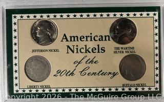 American Nickels of the 20th Century Coins