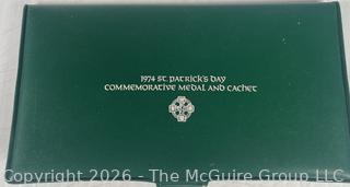 1974 St. Patrick's Day Commemorative Medal and Cachet