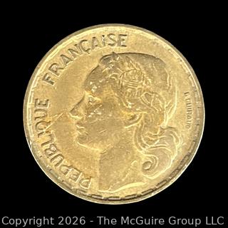 1953 France Fifty Francs Coin