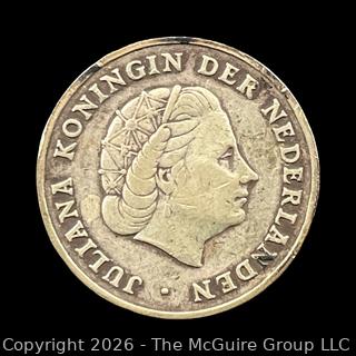 1952 Netherlands One Gulden Coin