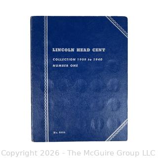 Whitman Book One Lincoln Head Penny Book with some common date coins