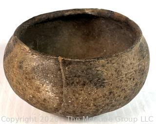 Excatived Native American Pottery Stoneware Bowl Found Near New M adrid MO