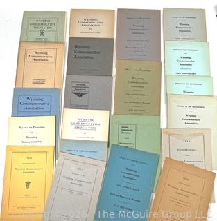 Historical proceedings of the Wyoming Commemorative Association (various years)