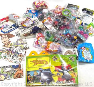 Collection of McDonald and Burger King Promotional Toys