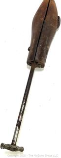 Wood & Iron Shoe Stretcher Form 