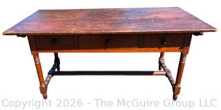 Pennsylvania William and Mary Dining Table Circa 1820