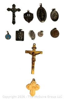 Religious Medals and Crucifix