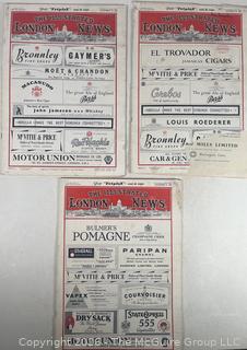 Three (3) The Illustrated London News, 1955