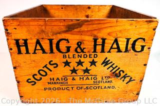 Haig & Haig Scotch Whisky Crate