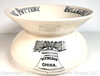 Bellmark Pottery Vitreous China Ironstone Spittoon 