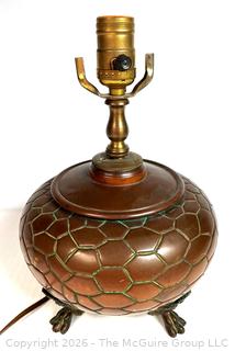 Copper Footed Table Lamp