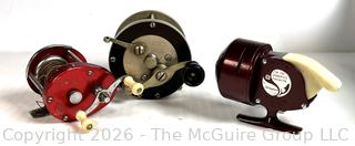Three (3) Fishing Reels Including Pflueger 