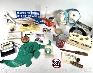 Group of 1980's Political and Social Items