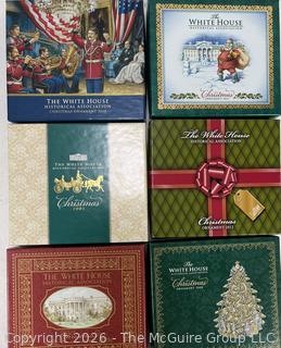 Six (6) White House Christmas Ornaments
