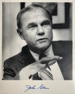  Autographed Photograph of Senator John Glenn.  8x10"