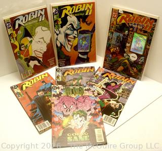 Comic Book: DC Robin lot 7 titles (w/ holo card issue)