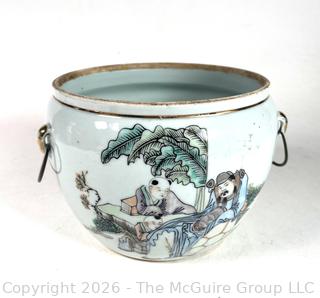 Chinese Famille Rose Hand-Painted Porcelain Ginger Jar
